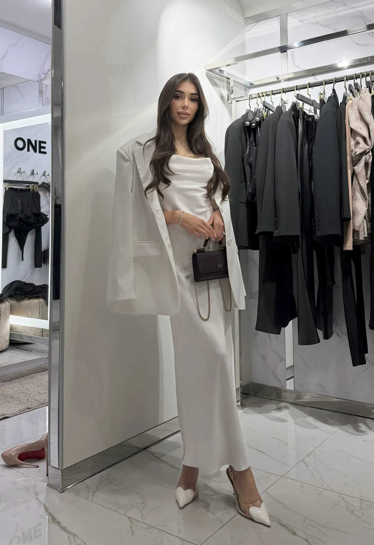 Midi slip dress