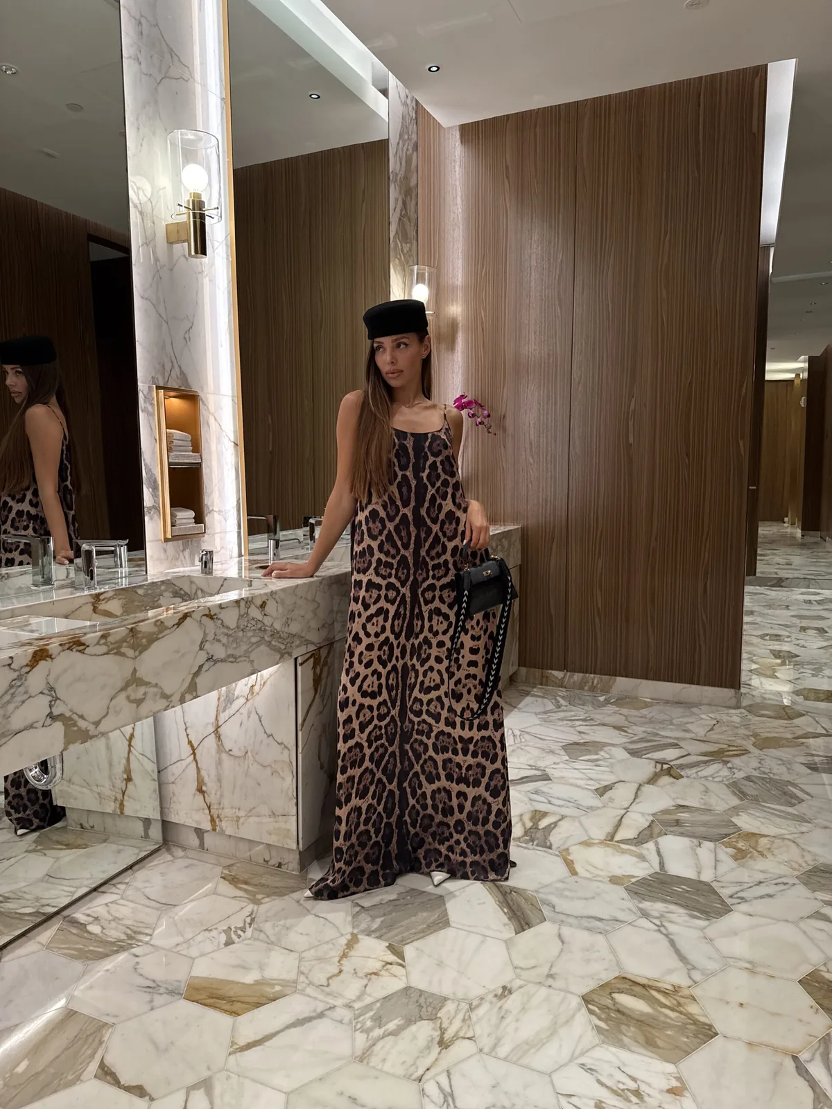 Dress leo trapeze